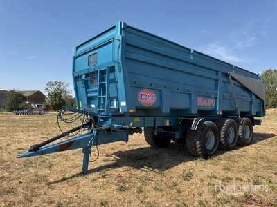 2014 Maupu TDM25 Benne Cerealiere 3 Essieux 22.3T Tri/A Grain Trailer