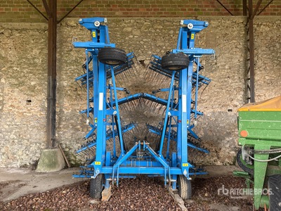 2014 Carre Repliage Ciseaux 12 m Herse Etrille Porte 12 m 3-Point Rod Weeder