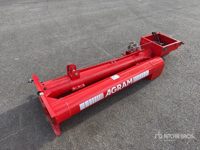 2024 Agram 220-4 220 mm x 4 m Vis A Grain Hydraulic Swing مسمار الحبوب