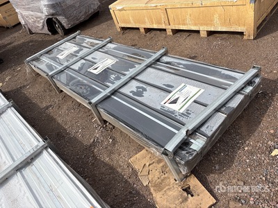 Quantity of (200) 2026 STARVOX S3048Y 3 ft x 10 ft Corrugated Steel Panels Divers - Matériaux de construction (Unused)