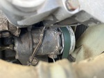 Engine with A/C Compressor