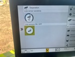 Chaff Discharge with Grain Loss Monitor