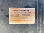 Engine with Engine Serial Number