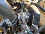 Engine with A/C Compressor