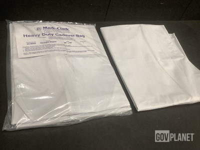 (10) Cases of Mark-Clark 55-8000 Heavy Duty Cadaver Bags