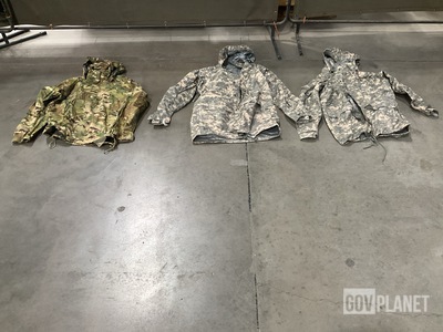 (13) Cold Weather Parkas, (13) Wet Weather Jackets & (3) Wet Weather Parkas
