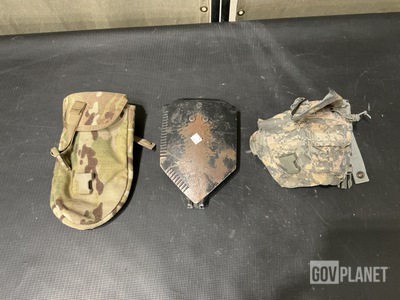 (44) Entrenching Tools, (77) General Purpose Canteen Pouches & Assorted Items