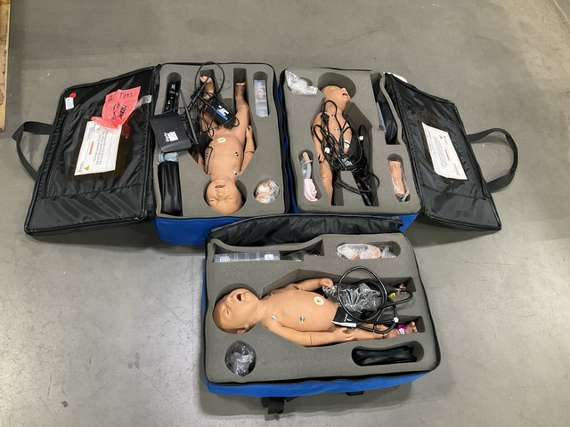 (3) Gaumard Newborn TORY Intubation Simulators