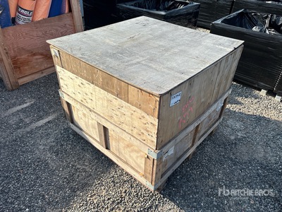 Crate of Tool boxes, wheel chocks, misc.