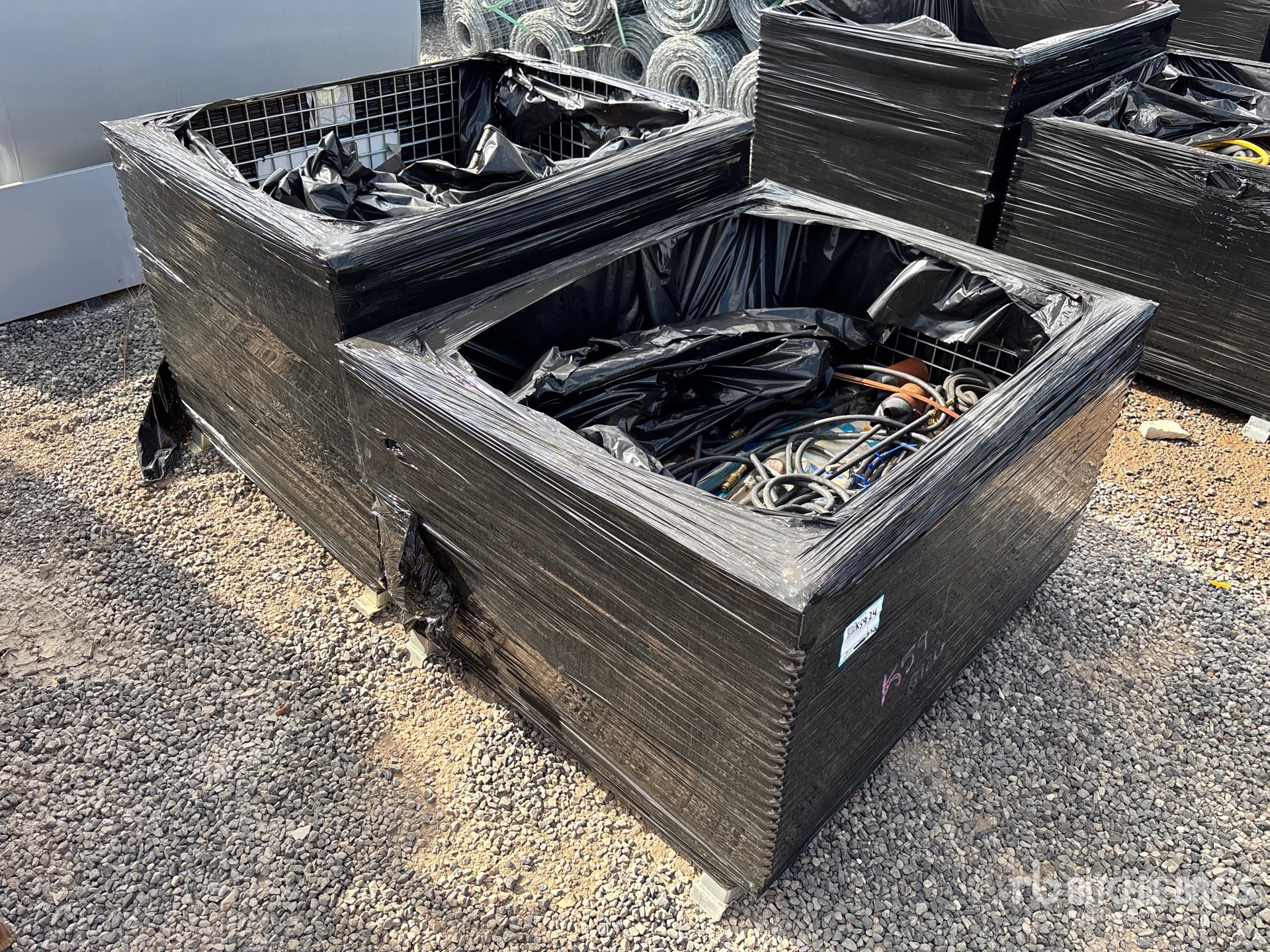 Quantity of (2) Crates of Harrington chain hoist, Propane torch kits