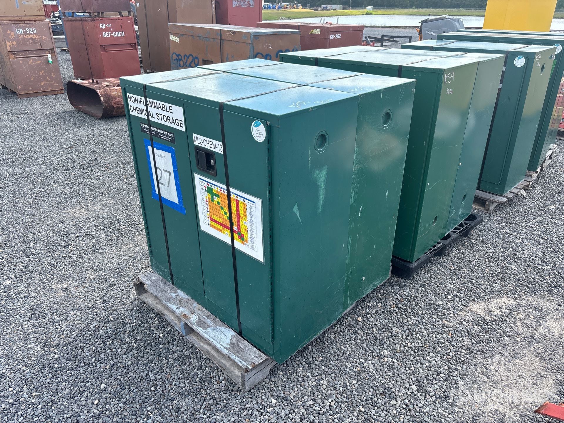 Quantity of (4) Non Flammables Storage Container