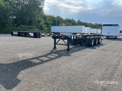 2007 Max Atlas 40 ft Tri/A Extendable Container Trailer