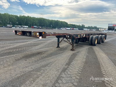 2007 Max Atlas 40 ft Tri/A Extendable Container Trailer