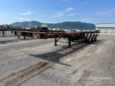 2007 Max Atlas 40 ft Tri/A Extendable Container Trailer