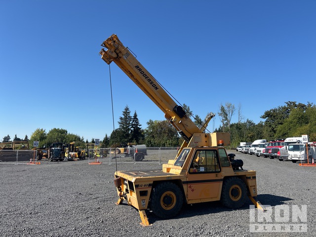 2013 Broderson IC-80-3J 9 ton 4x4 Carry Deck Crane