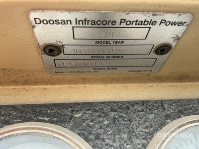 2014 Doosan HP1600WCU T4I 1600 cfm Mobile Air Compressor