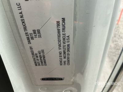 2016 Freightliner M2 106 Street Kehrmaschine