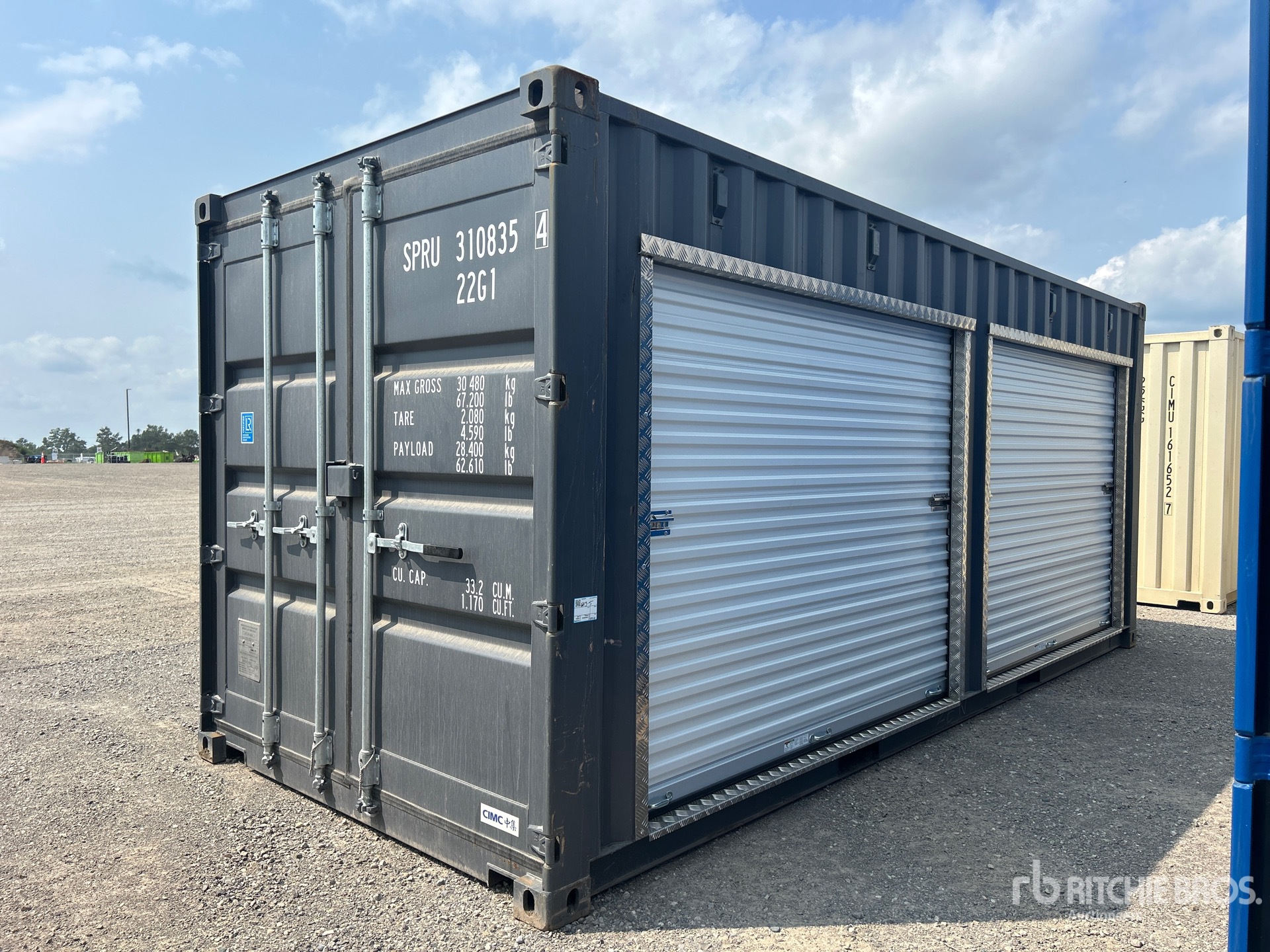 2025 20 ft Standard Multi-Door Storage Container