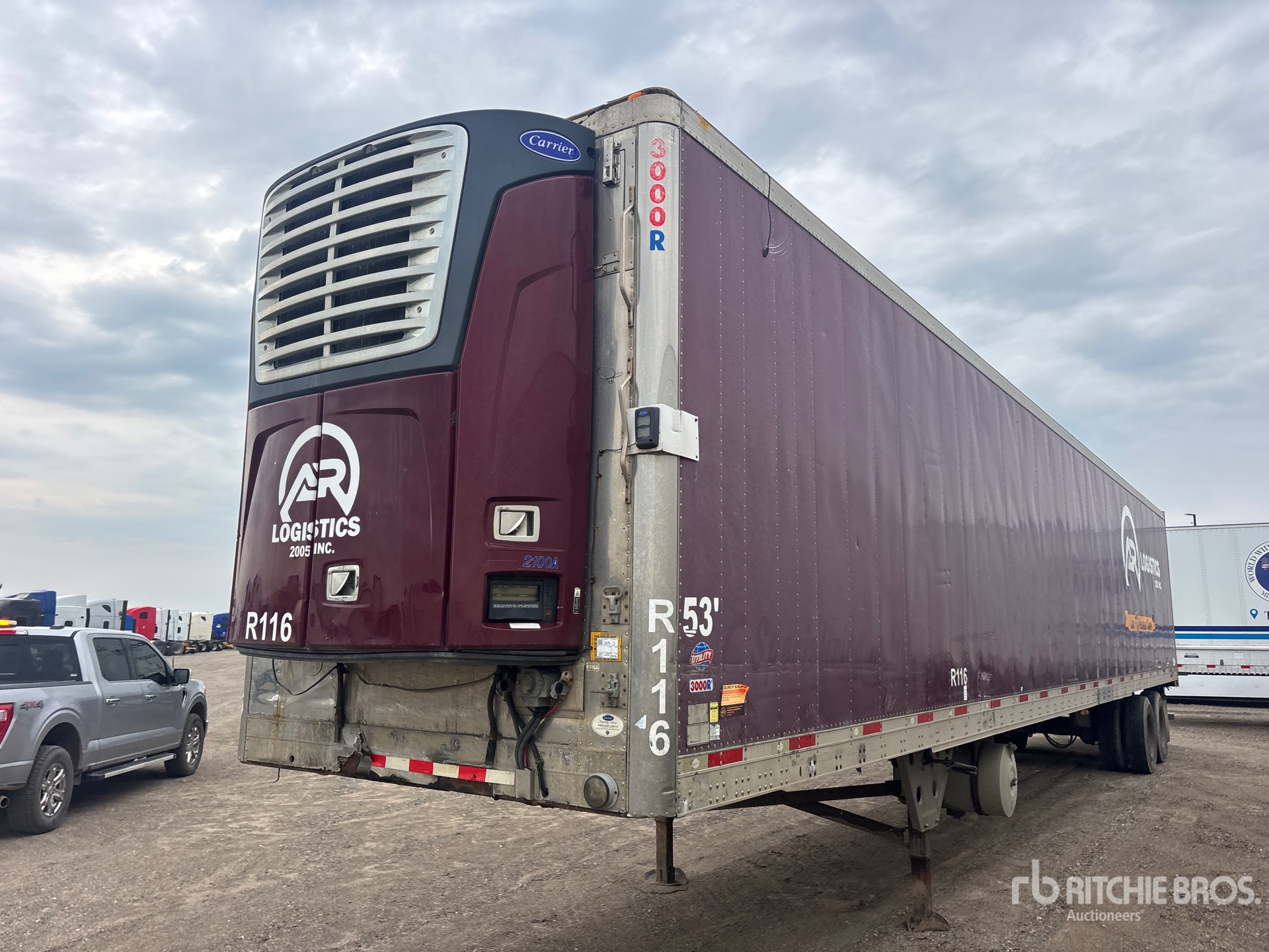 2009 Utility 3000R 53 ft x 102 in T/A Refrigerated Trailer