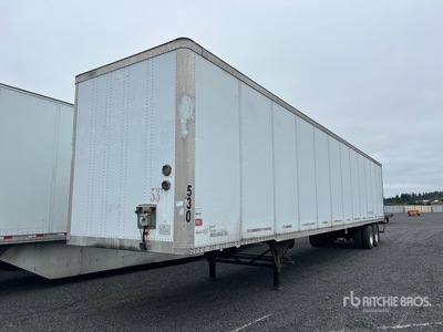 2007 Wabash 53 ft x 102 in Sliding T/A Van Trailer