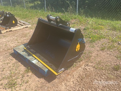 Dynamic Entities 48 in Cleanup Excavator Bucket - Fits Cat 307/308, Komatsu PC78/88, Deere/Hitachi 75/85, Case, New Holland, Kobelco SK80, Bobcat E80