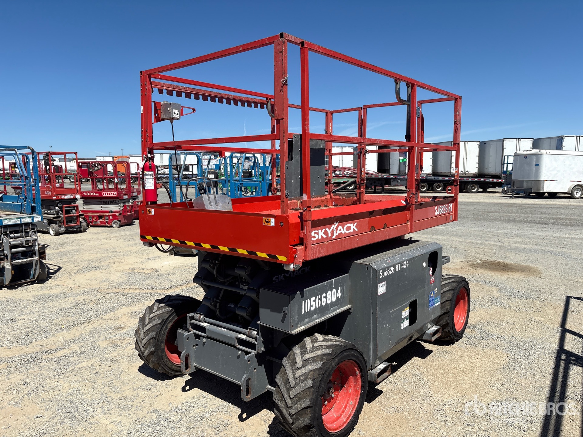 2017 Skyjack SJ6826 RT Diesel Elevador de tijera