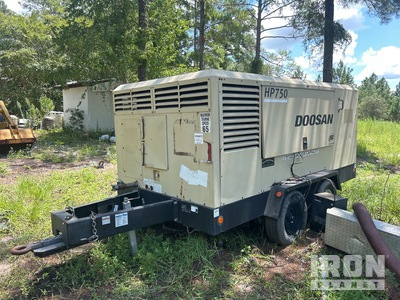2012 Doosan HP750WCU-T4I 750 cfm Mobile Air Compressor