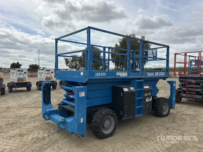 2018 Genie GS3384RT 4x4 Diesel Scissor Lift