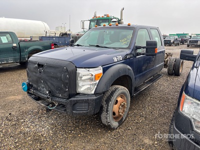 2012 Ford F-550 XL 4x4 Crew Cab Cab & Chassis (Inoperable)