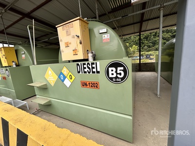 2015 Emiliana Serbatoi MC15 15000 L Skid Mounted Steel Fuel Tank