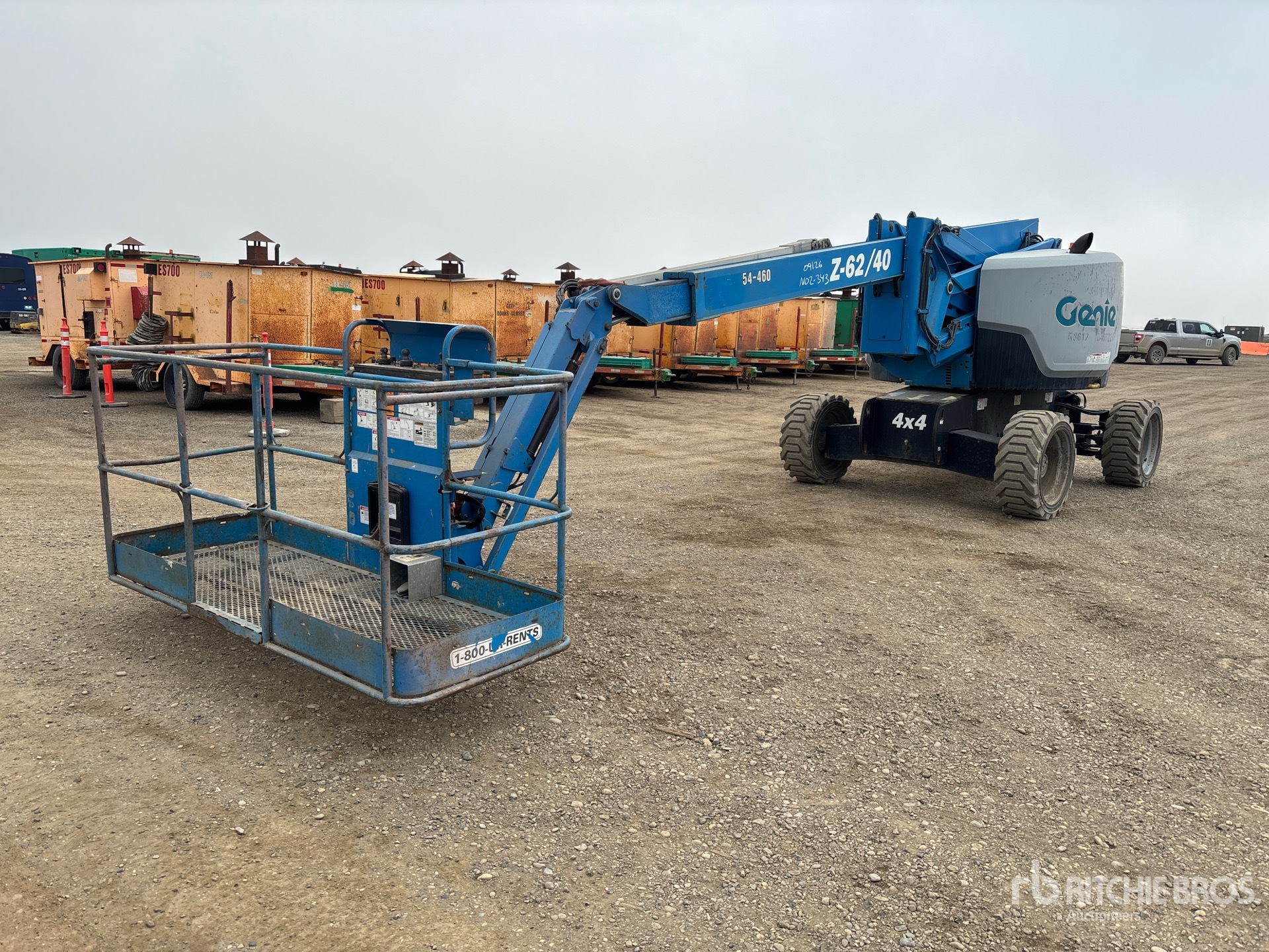 2015 Genie Z-62/40 4WD Diesel Articulating Boom Lift