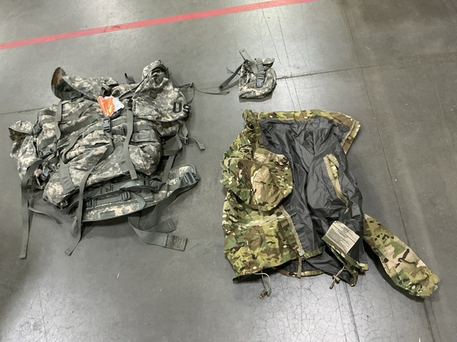(9) Large Field Rucksacks, (43) General Purpose Canteen Pouches & Assorted Items