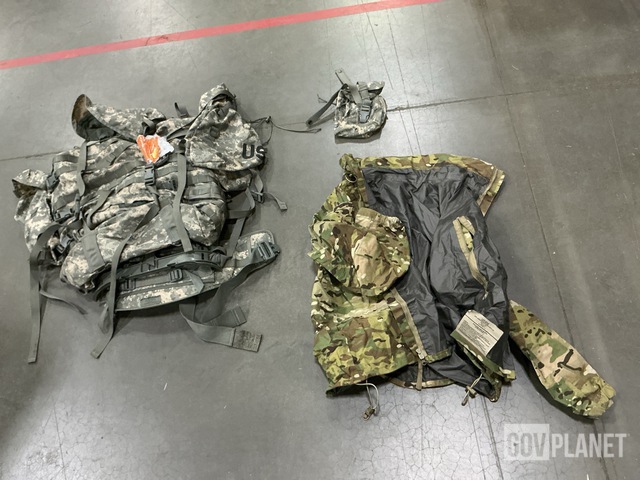 (9) Large Field Rucksacks, (43) General Purpose Canteen Pouches & Assorted Items