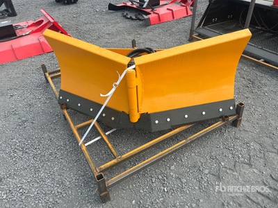 2026 GIYI GY-VSB74 74 in V-Shaped Skid Steer Snow Blade (Unused)
