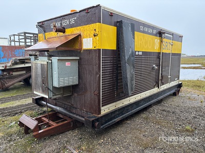 1975 Kato Engineering A227190000 125 kW Skid-Mounted Generator Set