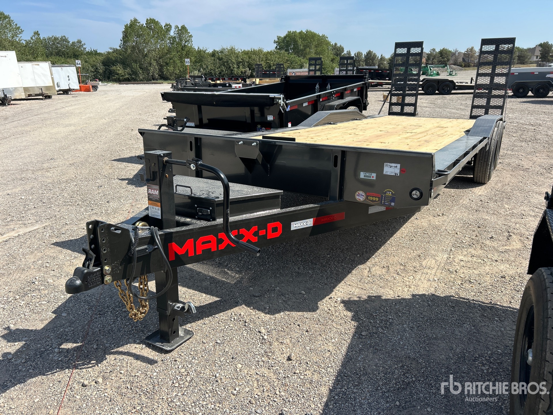 2026 Maxey Trailers H8X 24 ft T/A Equipment Trailer