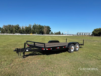 2007 Double A 14000 lb 18 ft T/A トレーラー