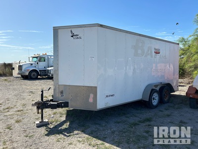 2019 Lark United VT716TA 16 ft T/A Enclosed Trailer