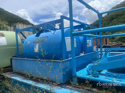 Quantity of (3) 2015 Emiliana Serbatoi Skid Mounted Steel 1000 L & (2) 878 L Fuel Tank