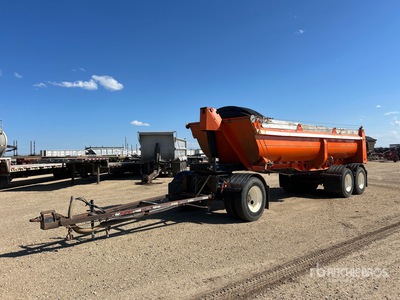 2002 Midland SK3200 27 ft Tri/A End Dump Trailer