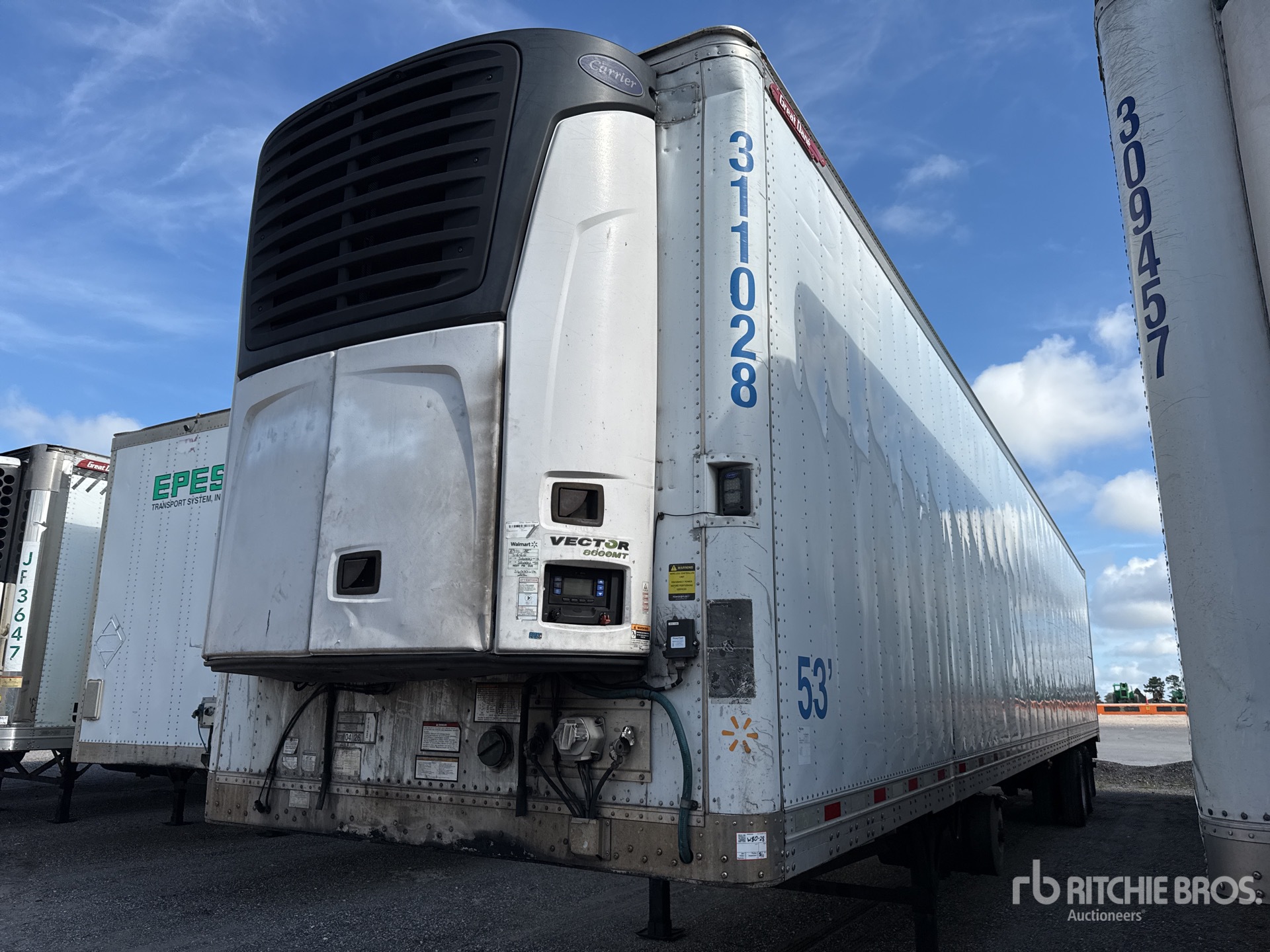 2018 Great Dane 53 ft x 102 in T/A Refrigerated Trailer