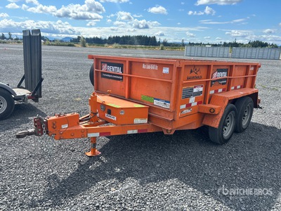 2018 Snake River DMP610 10 ft T/A Dump Utility Trailer
