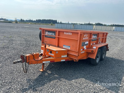 2019 Snake River DMP610 10 ft T/A Dump Utility Trailer