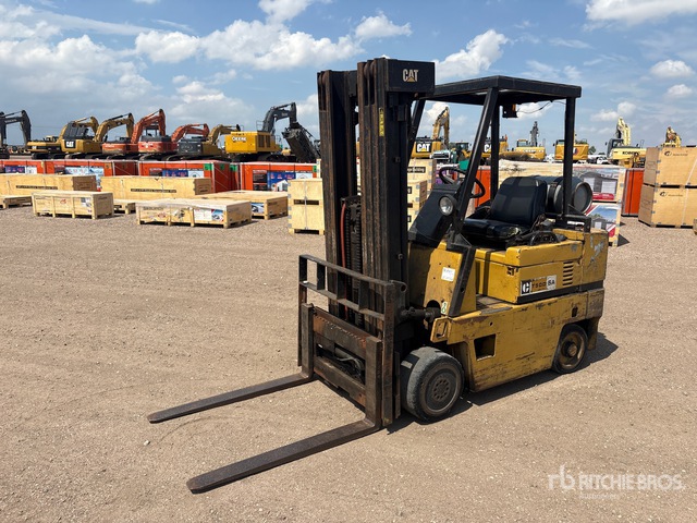 1990 Cat T50DSA 5000 lb Cushion Tire Forklift