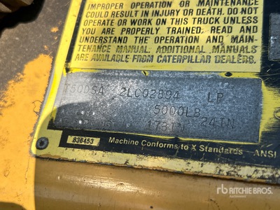 1990 Cat T50DSA 5000 lb Forklift