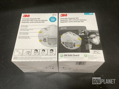 (15) Cases of 3M 8210 N95 Surgical Masks