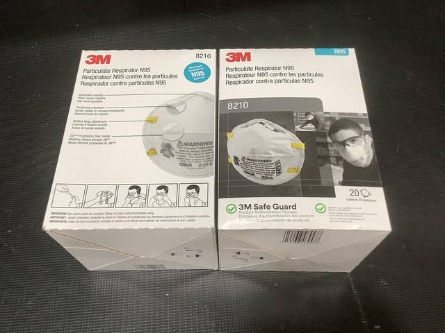 (15) Cases of 3M 8210 N95 Surgical Masks (15) Cases of 3M 8210 N95 Surgical Masks