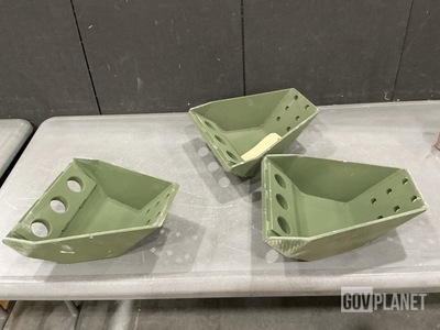 (3) Ruta Supplies 123356CW Angle Brackets