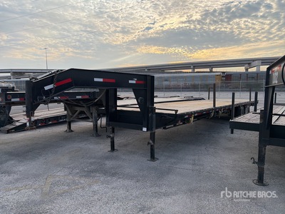 1998 Boer 40 ft T/A Gooseneck Remorque pour équipement
