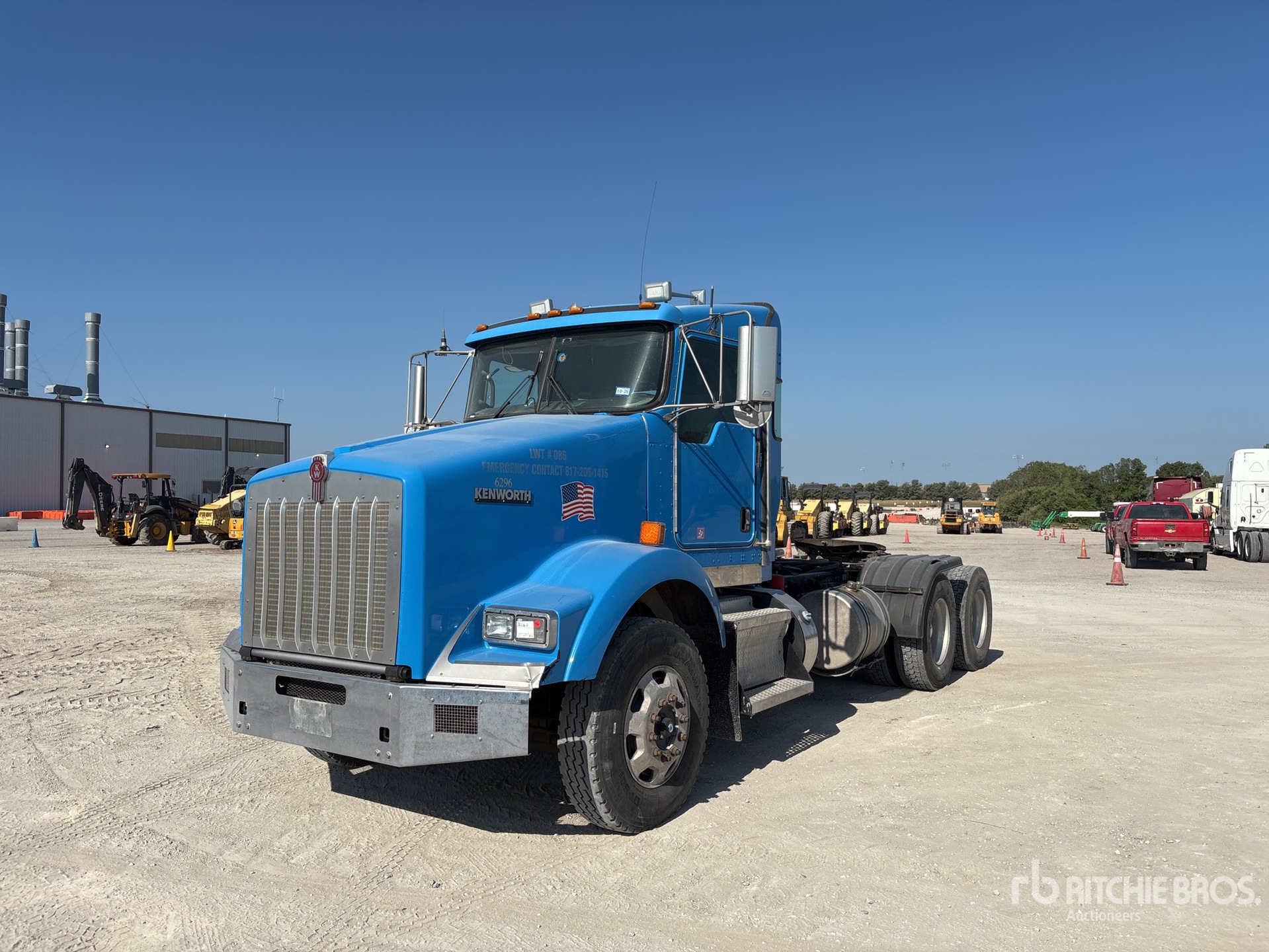 2017 Kenworth T800 6x4 T/A Day Cab Truck Tractor